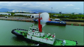 Perform Oil spill response & Port security practicing at Posco SS Vina port