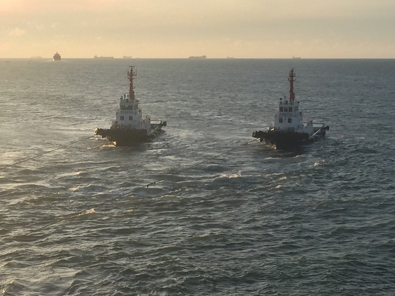 Refload operation M.V EMINENCE a grounded in Vungtau